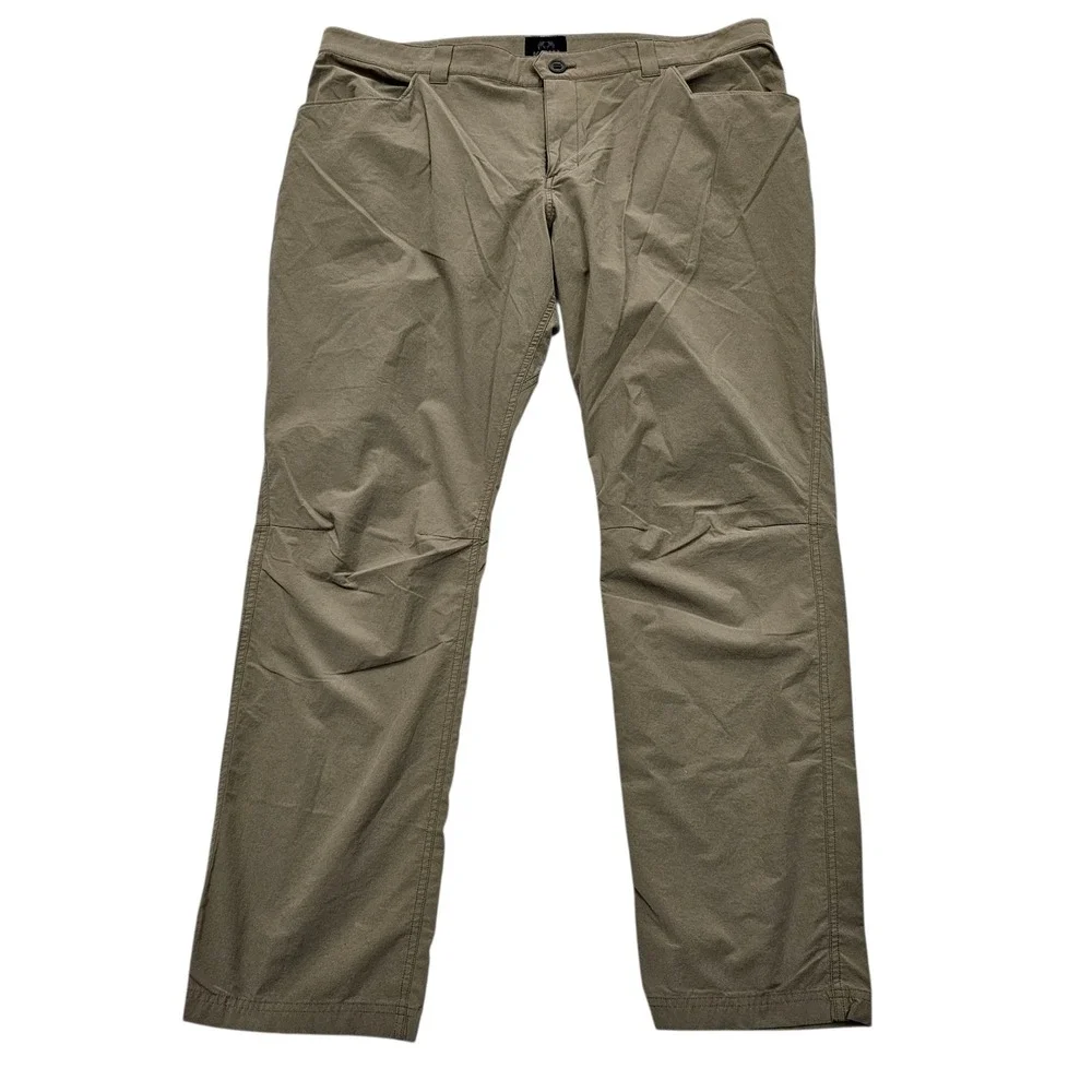 KUIU Bridger Pants Mens 42x32 Khaki Performance Technical Stretch Hiking Hunting